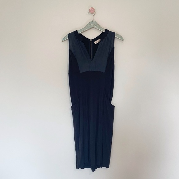 DKNY Jeans Black Stretch Mini Dress - Picture 1 of 6